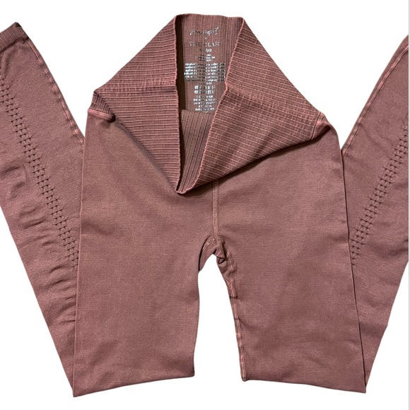 Free People High Rise 7/8 Good Karma Leggings Cappuccino XS/S NWOT - Picture 2 of 5